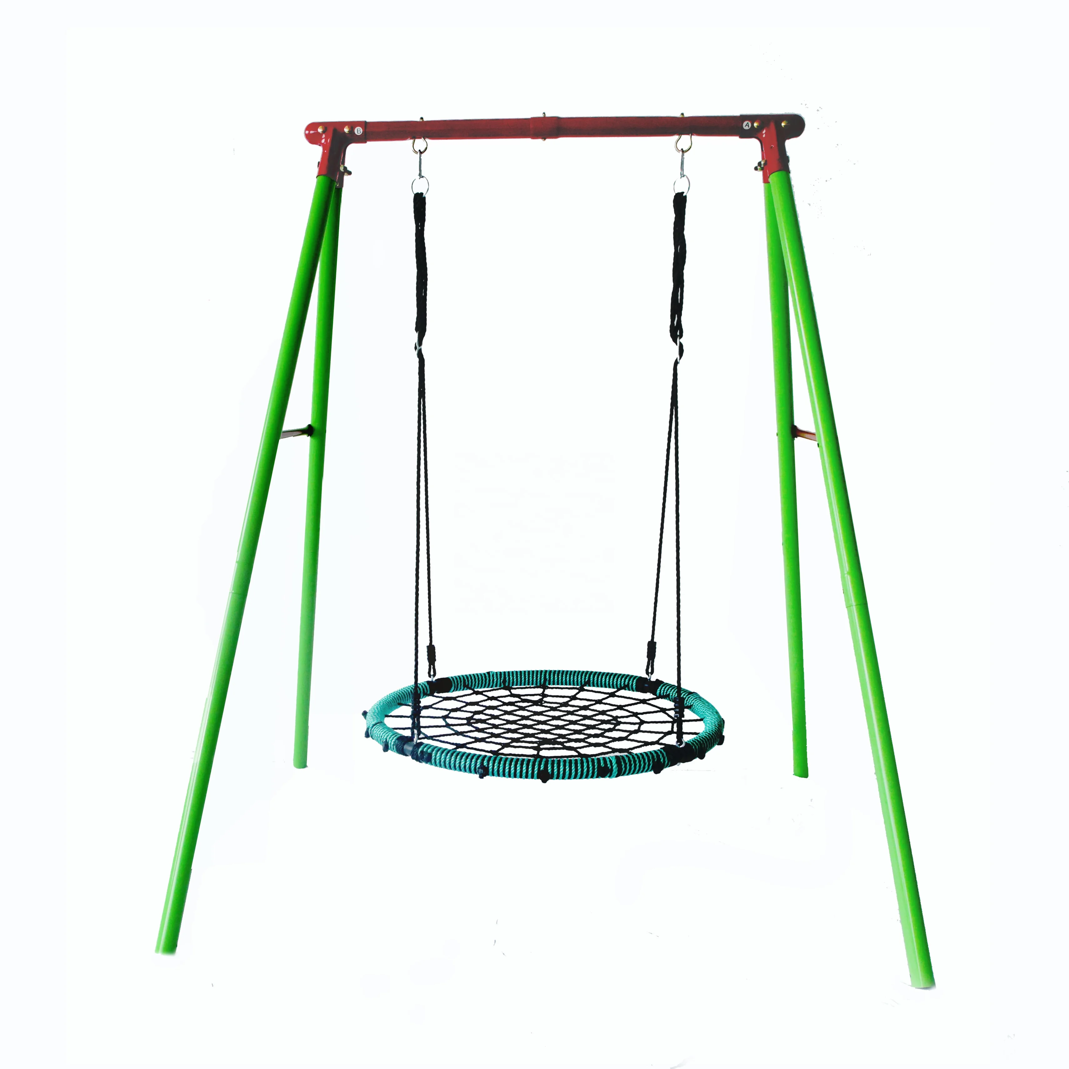 Outdoor Weather Resistant Nest Swing Adjustable Hanging Rope Web Swing 40 inch