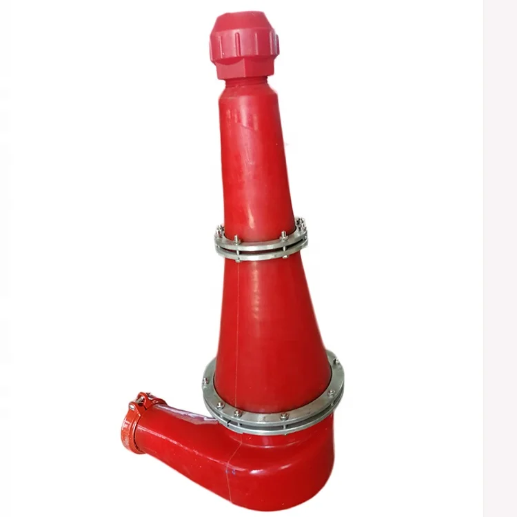 Large Capacity Gold Washing Mineral Separator Polyurethane Hydrocyclones