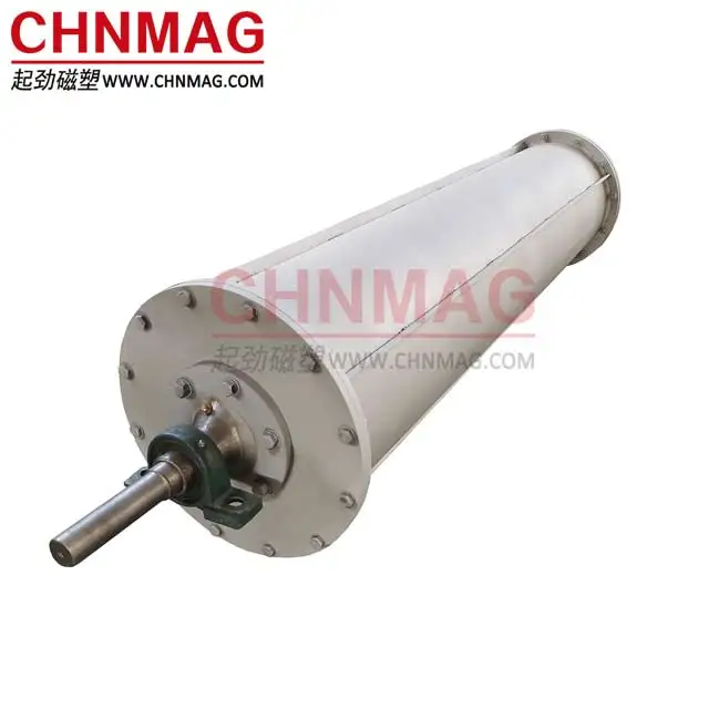 Metal Scrap Separation Bottom Feeding Drum Magnet Separator for Ferrous Metal