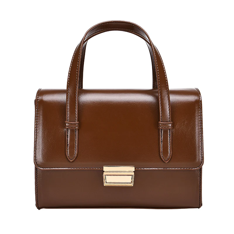 2023 spring ins retro simple and advanced feeling small square handbag