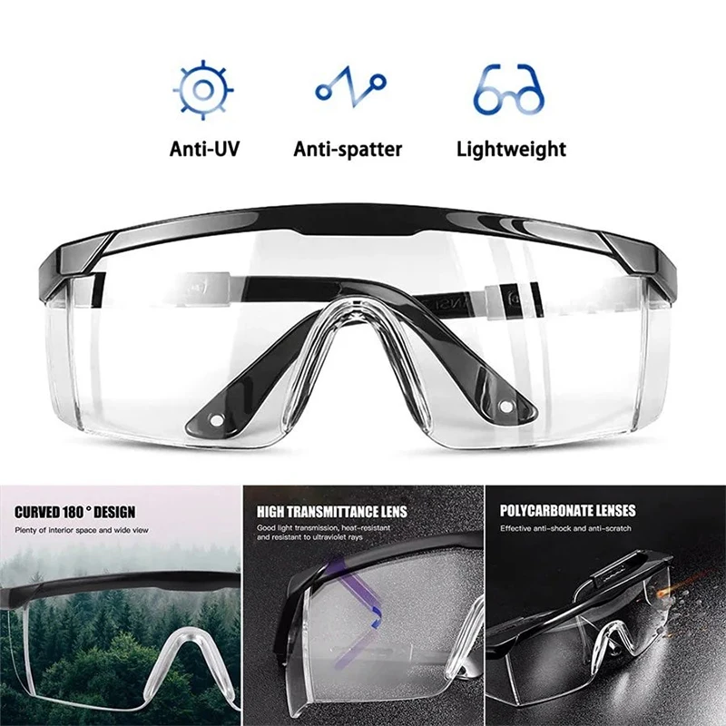 New Trending Work Safety Glasses Stylish Custom Logo Anti Fog Construction Safety Protective Glasses Eyewear