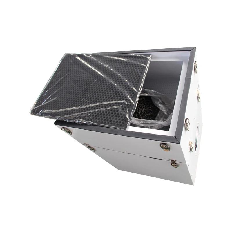 new design air filter for co2 laser engraving cutting machine