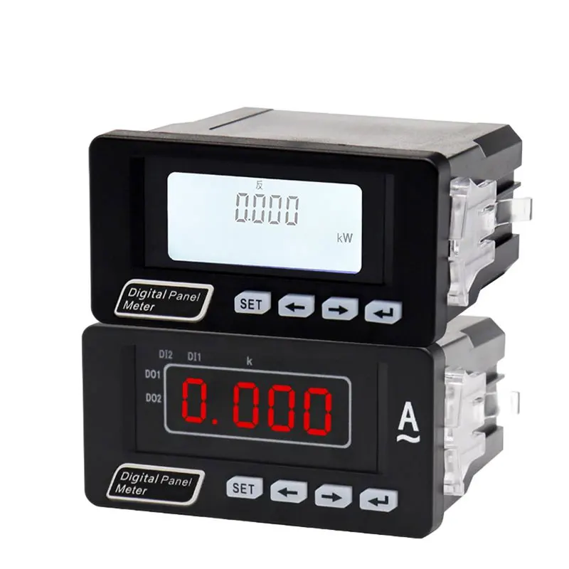 single-phase RS485 96 * 48 multifunctional electricity meter A V HZ KW KWH power meter multifunctional instrument