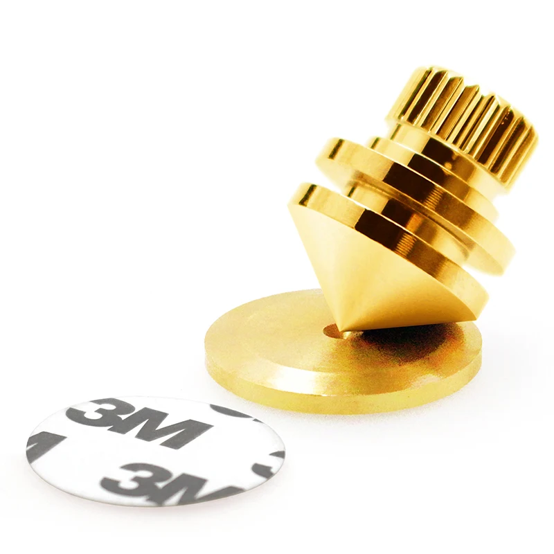 Hot sale high quality durable professional cheap Pure copper gasket speaker amplifier CD player surround rack shockproof feet