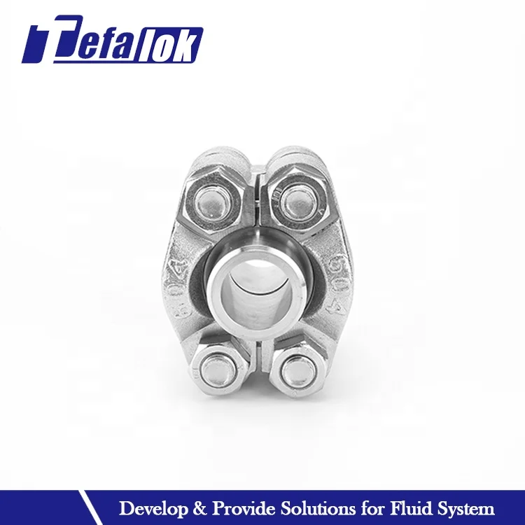 Stainless Steel Butt Weld SAE Flange Fittings Hydraulic Steel Bolts SAZ Flange