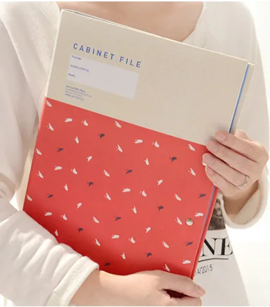 Double Clip A4 Folder Thick Cardboard Office Supplies Paper Organiser Paper Cardboard File Folder for Conference Documents