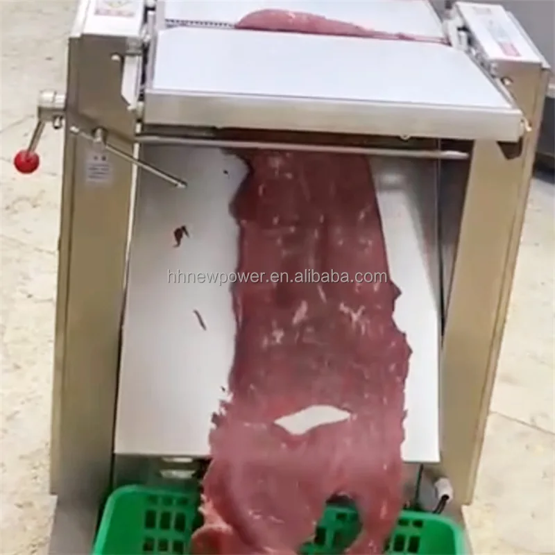 0.6mm-1cmItalian blade meat slicer Pork Skin Removed Cutting Machine Pig Meat Fish Skin Peeling Machine