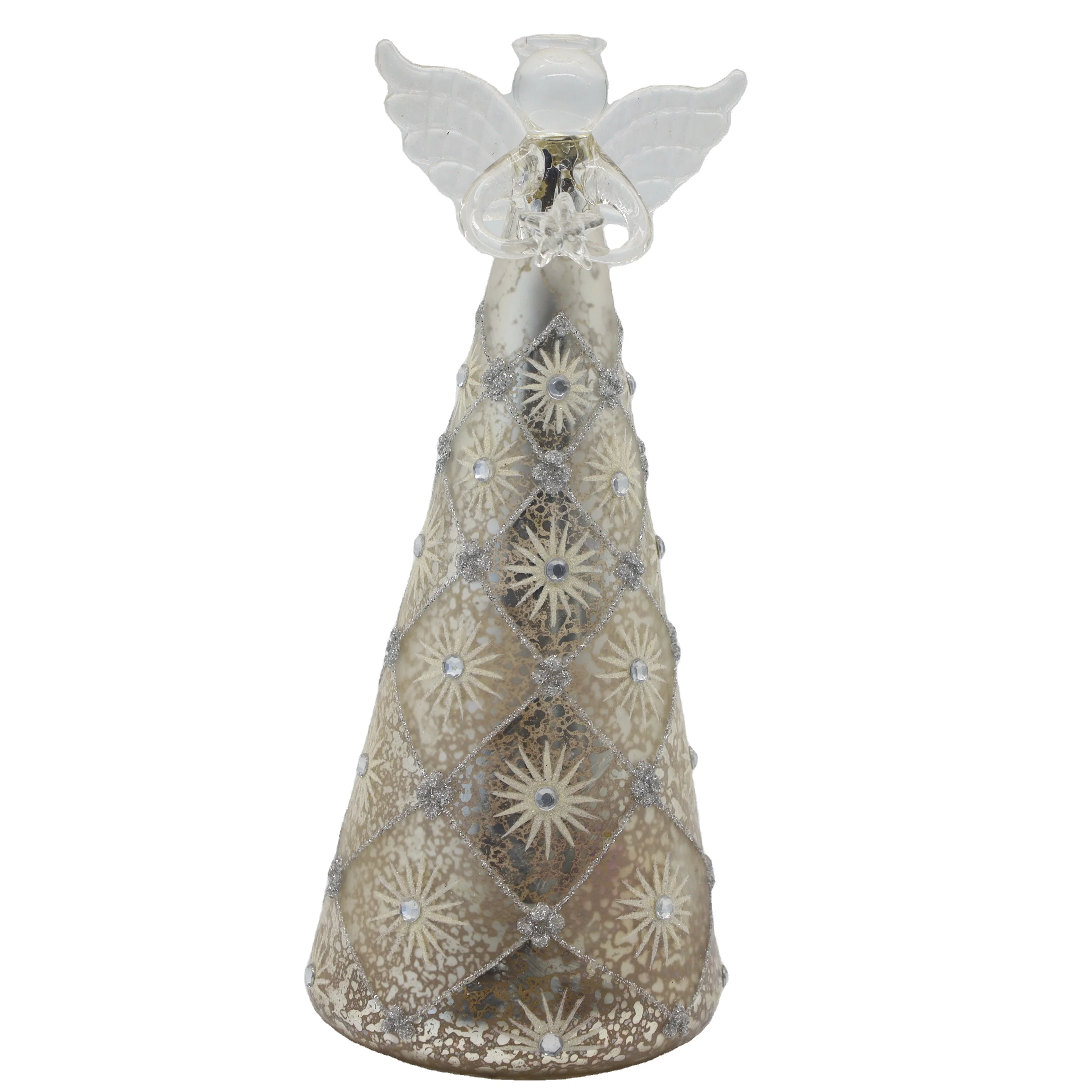 Новый стеклянный Ангел ярких цветов, украшение для дома и украшение для вечеринки, стиль превосходного качества, стандарт