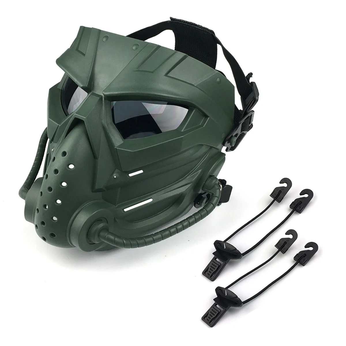 2024 NEW PL Outdoor Tactical Game Profiled Protective Facemask With CE Certification Windproof Paintball Profiled Full Facemask