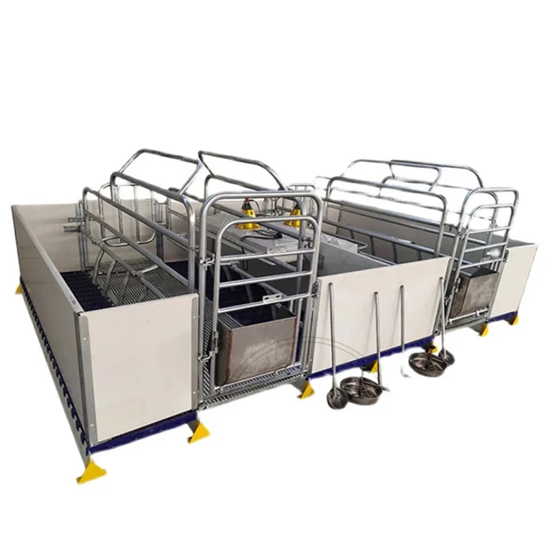 High Quality Pig Farrowing Crate Plastic and Steel Animal Cages for Farming New and Used Condition