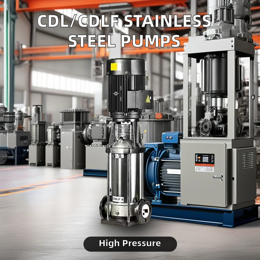 OEM CDL CDLF Series Stainless Steel Vertical Multi-Stage Pump Electric Booster Centrifugal High-Rise Water Supply Pump