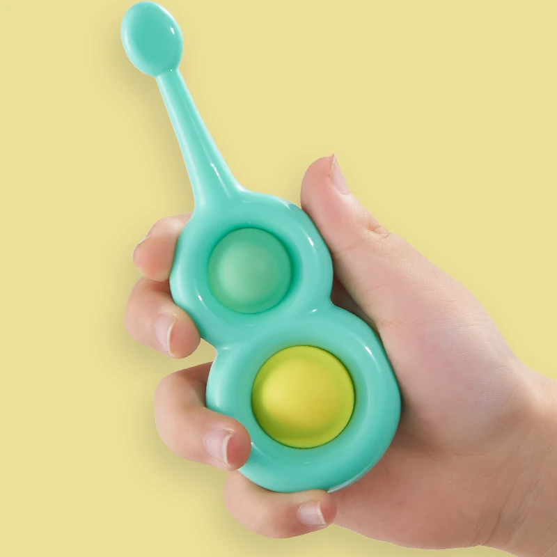 Toothbrush  Soft  Bristle with 8 Shaped Kid Pop It Fidget Toy Toothbrush Dental Care Health Toothbrush