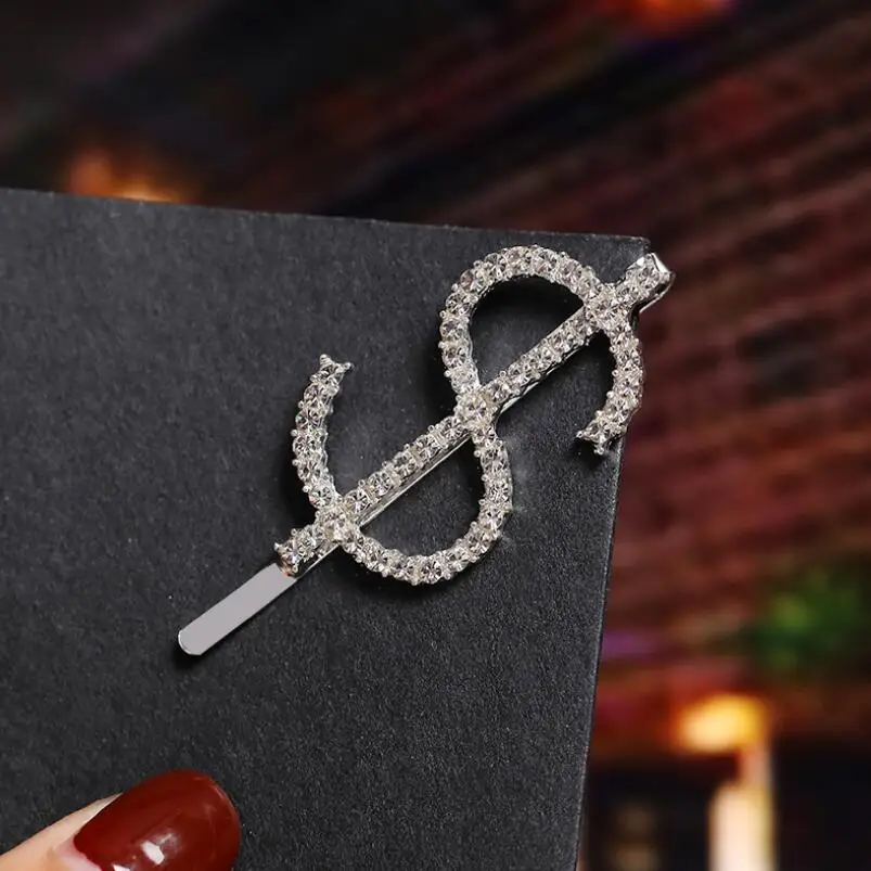 Торговая гарантия ZJD004, 2020, заколка для волос с надписью love queen на английском языке, популярные блестящие аксессуары для волос со стразами из циркония, Дамский Шарм, украшение