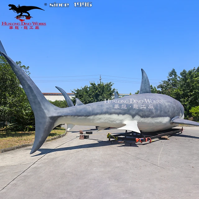 Amusement Park High Quality Simulation Animatronic Shark  for Sale