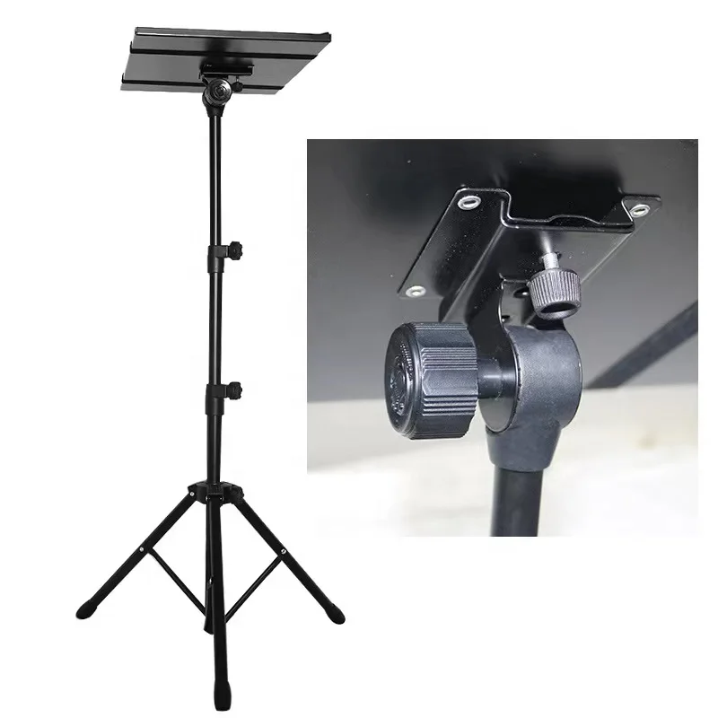 Amazon Hot Selling Height Adjustable Tripod Computer DJ Equipment Tripod Notebook Projector Universal Tripod