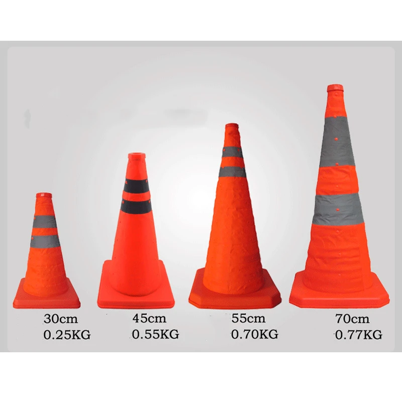  Amazon hot sale 27.5 inch 15.5 Multi Purpose Pop up Reflective Safety Cone Collapsible Traffic