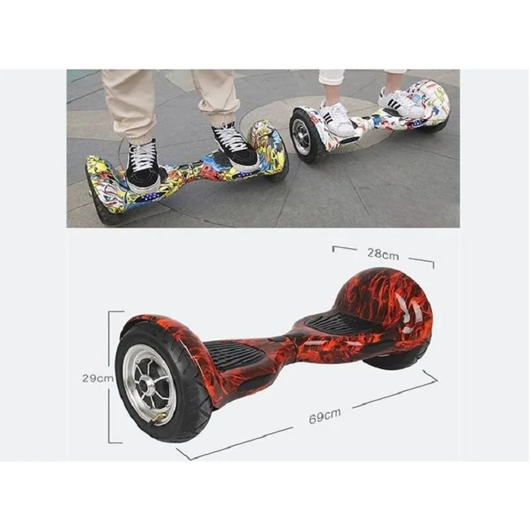 Hover board 10inch Flash Two-Wheel Self-Balancing Hover board and Led Lights for Kids and Adults