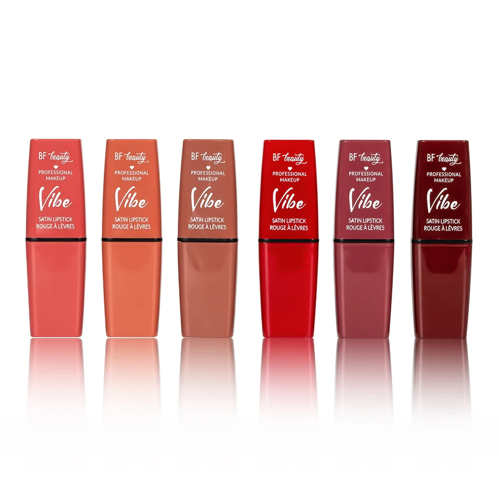 Custom Made Cruelty Free Velvet Matte Lip Balm Lipstick Blush Natural Private Label Best Red Lipsticks for Girls Beautiful
