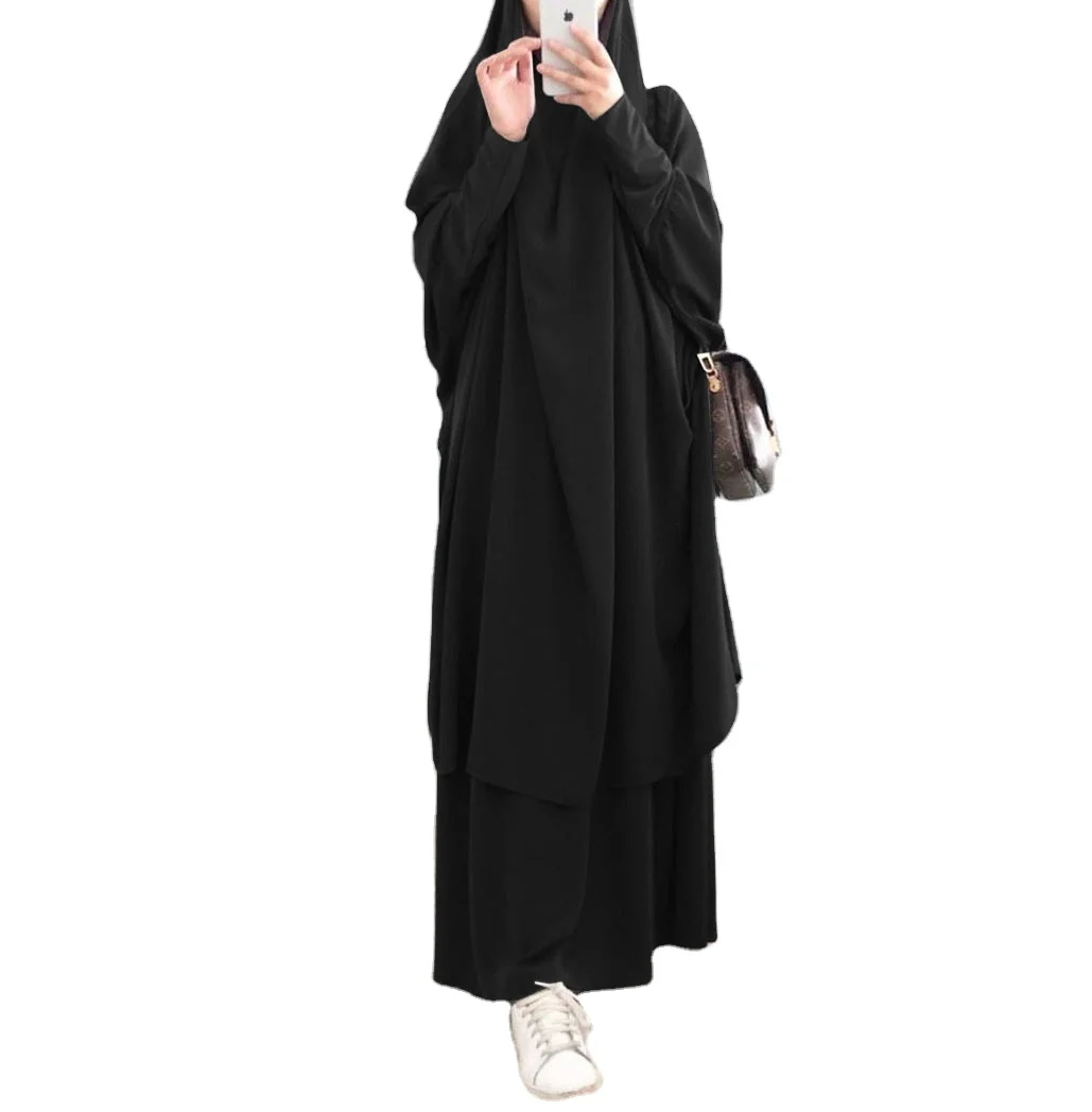 Abaya islamic clothing women muslim dress with women hijab
