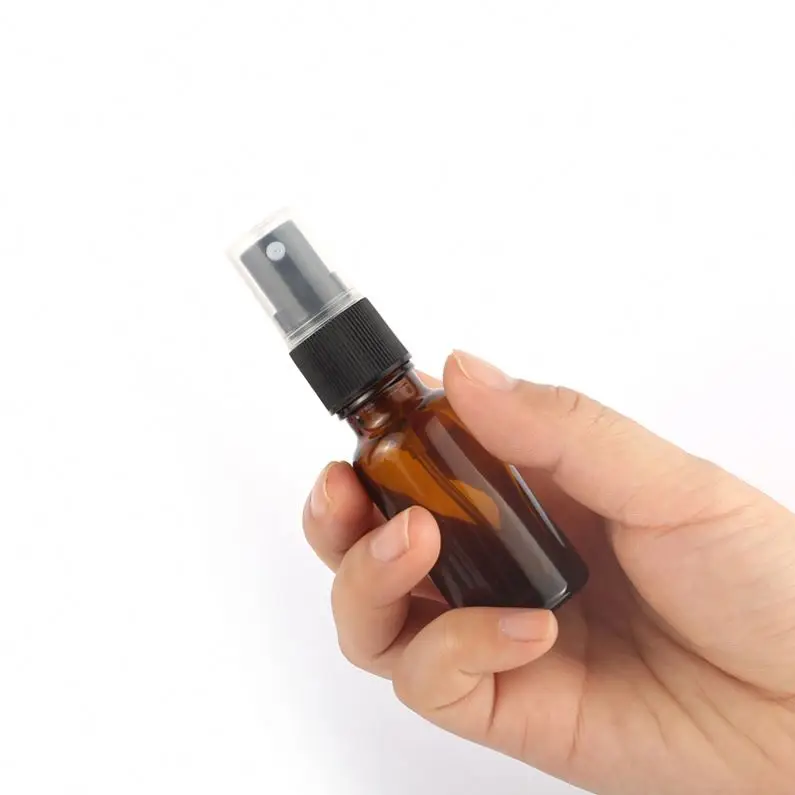 Black Plastic Spray Head Moisturizer Spray bottle 100mL 50ml 30ml 20ml 10mL Refillable fine mist air trigger spray bottle