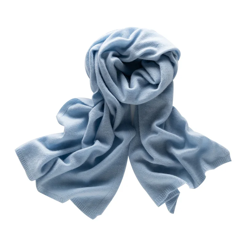
Women Scarf 100% Goat Cashmere Knitted Scarves 180x45cm Long Soft Warm Scarf Free Shipping 