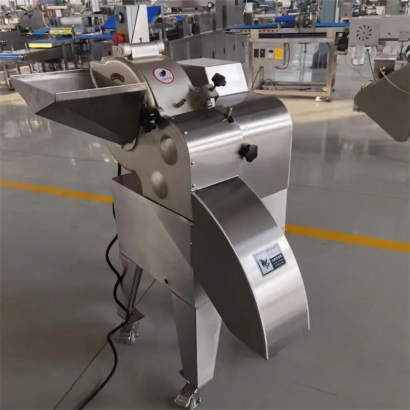 Industrial vegetable cutting machine vegetables fruit ginger potato carrot dicing slicing cube cutting machine