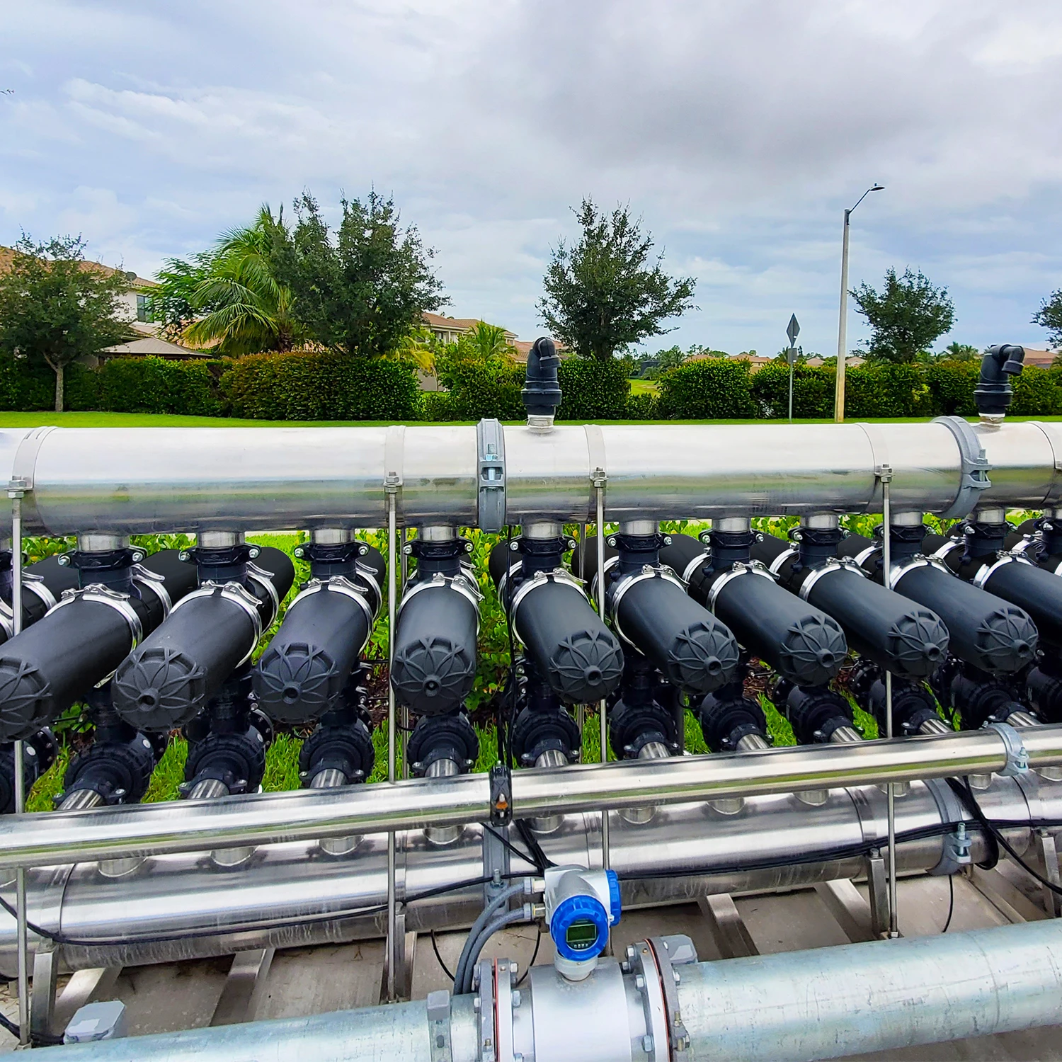 4 Inch H type Water Treatment machine automatic backwash filters manufacturer