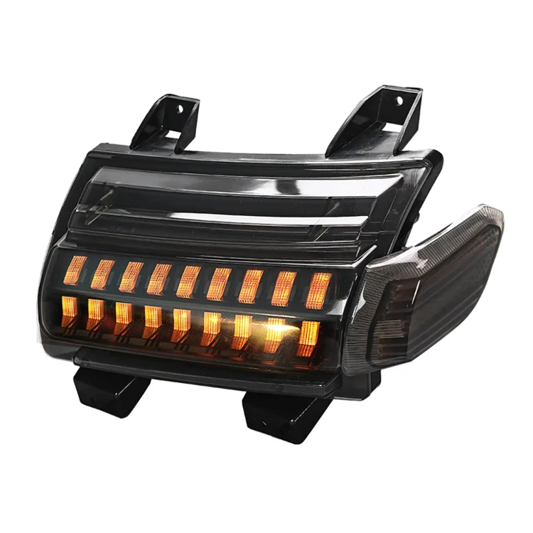 Auto Parts Smoke Lens Front Fender Amber Turn Signal Parking Lights LED Side Marker for JL