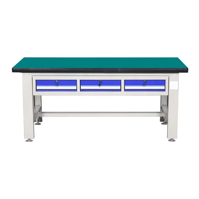Heavy duty metal ESD garage workbench with drawers