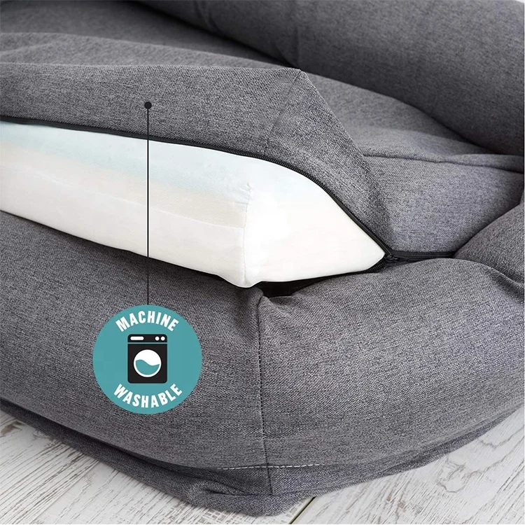 Best Seller All Weather Square faux leather dog sofa