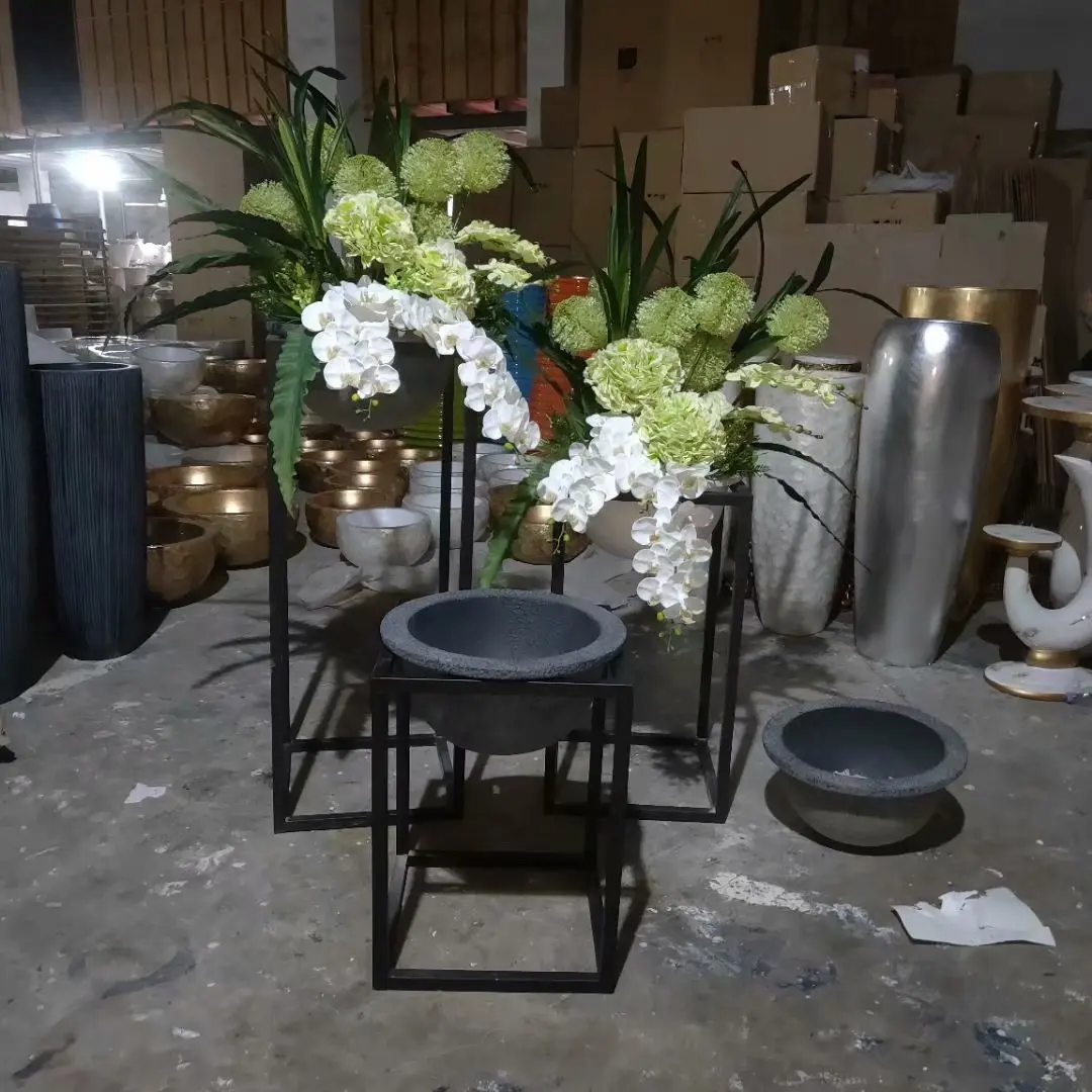 Factory New Item Flower Green Plant Used With and Fiberglass Garden Flower Pots  Amp Planters