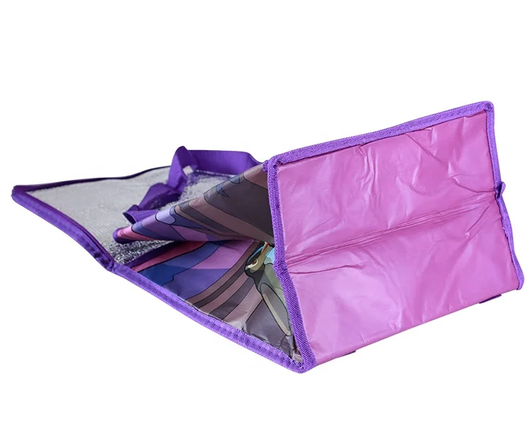 Wholesale factory custom promotional pp non woven food delivery cooler bags restaurant food takeout bag