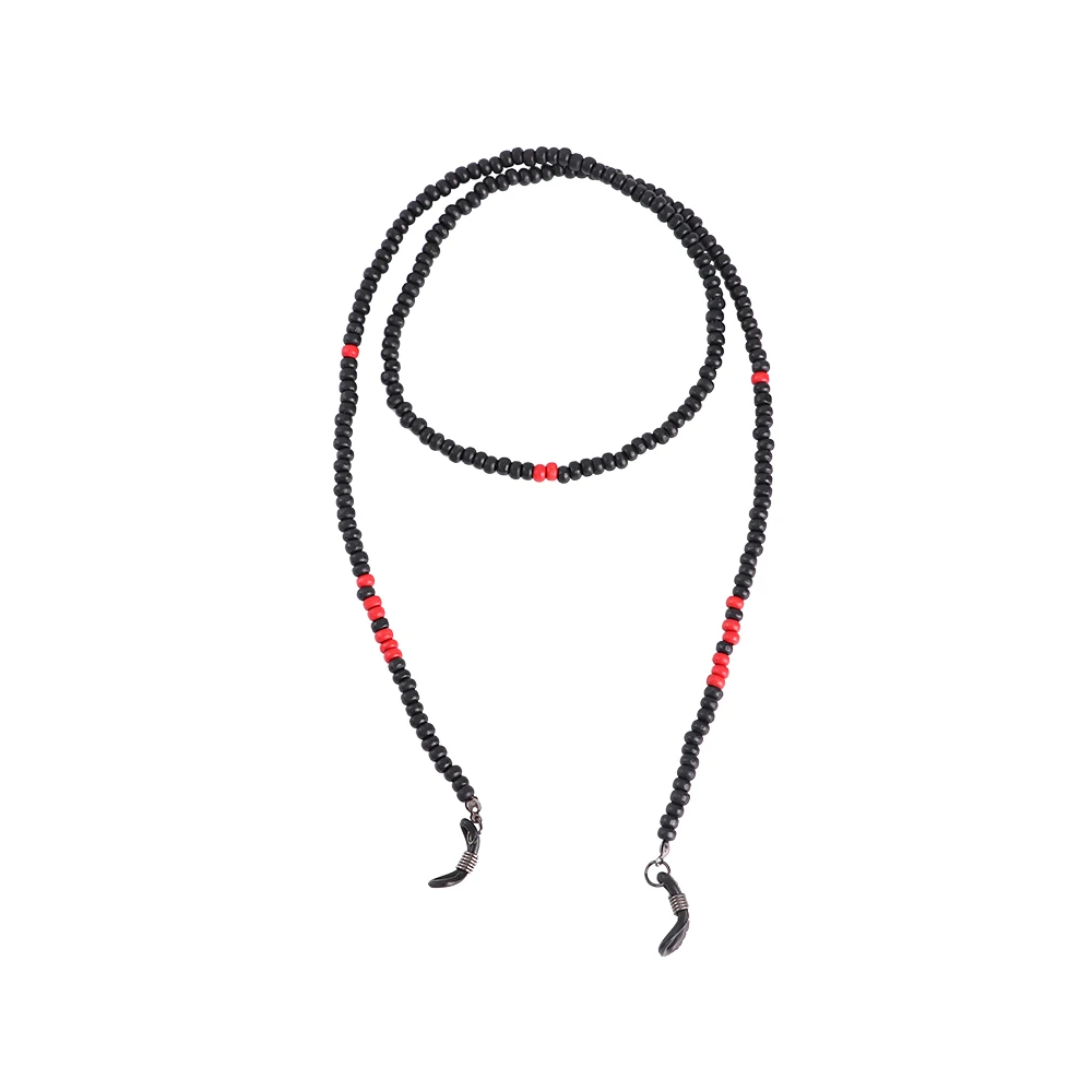 Очки с бусинами в стиле ретро, подвесная цепочка с бусинами, веревка для очков, Маскировочная цепочка для солнцезащитных очков