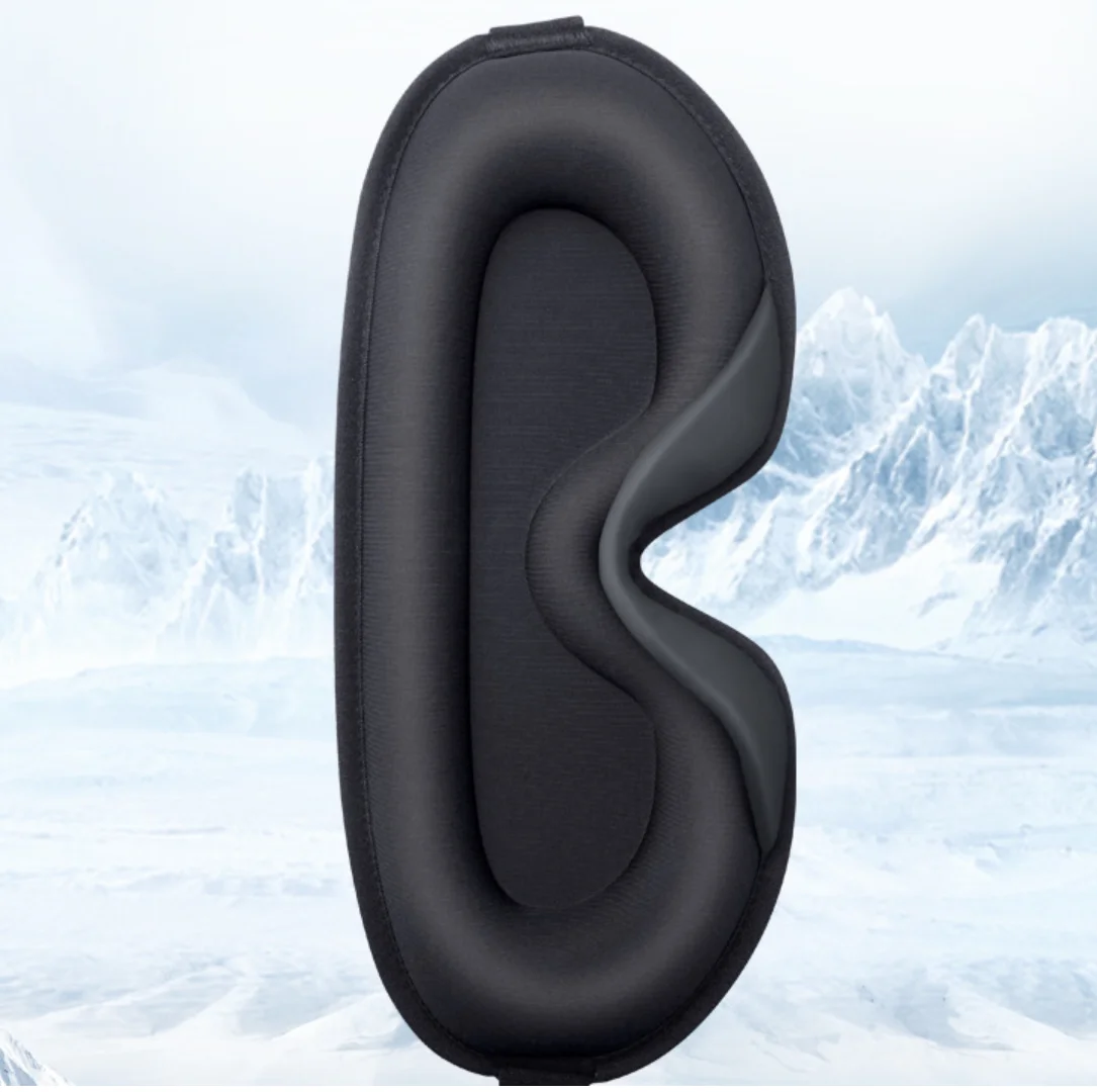 Mounttree Luxury memory foam Molded Contoured Sleep Eye Mask with Custom Tag for a good sleep