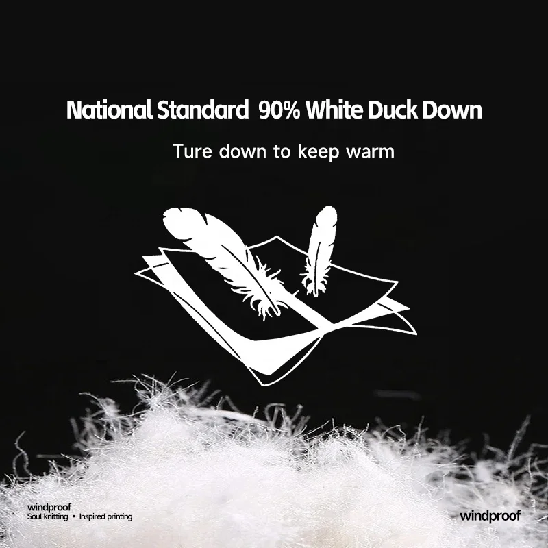 INFLATION 90% Duck Down puffer jacket Stand Collar Outdoor winter Blank Wholesale blazer jacket for men