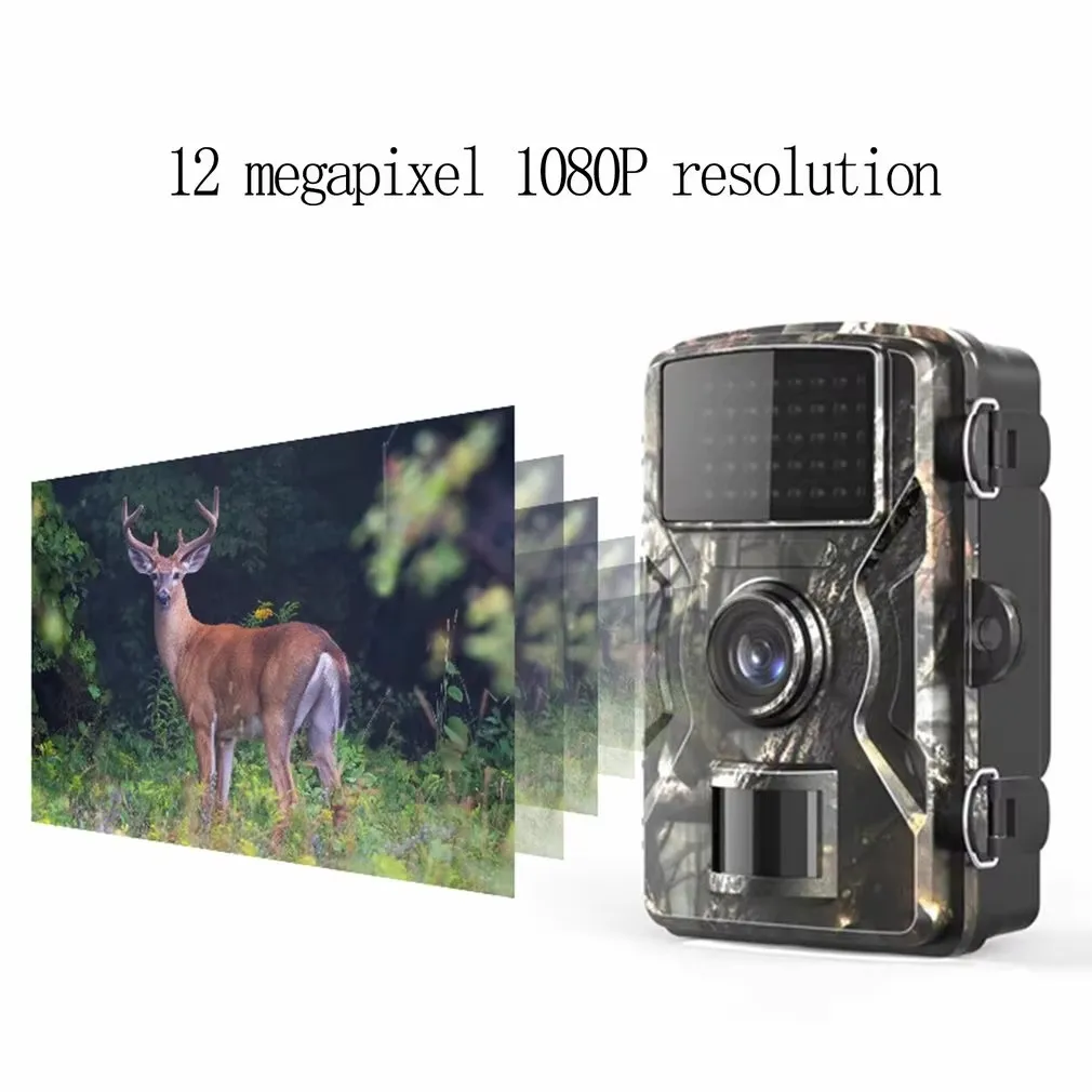 Outdoor Forest Camera Wildlife Scouting Hunting Trail Camera with 2-Inch Screen HD Night Vision PIR Motion Activated