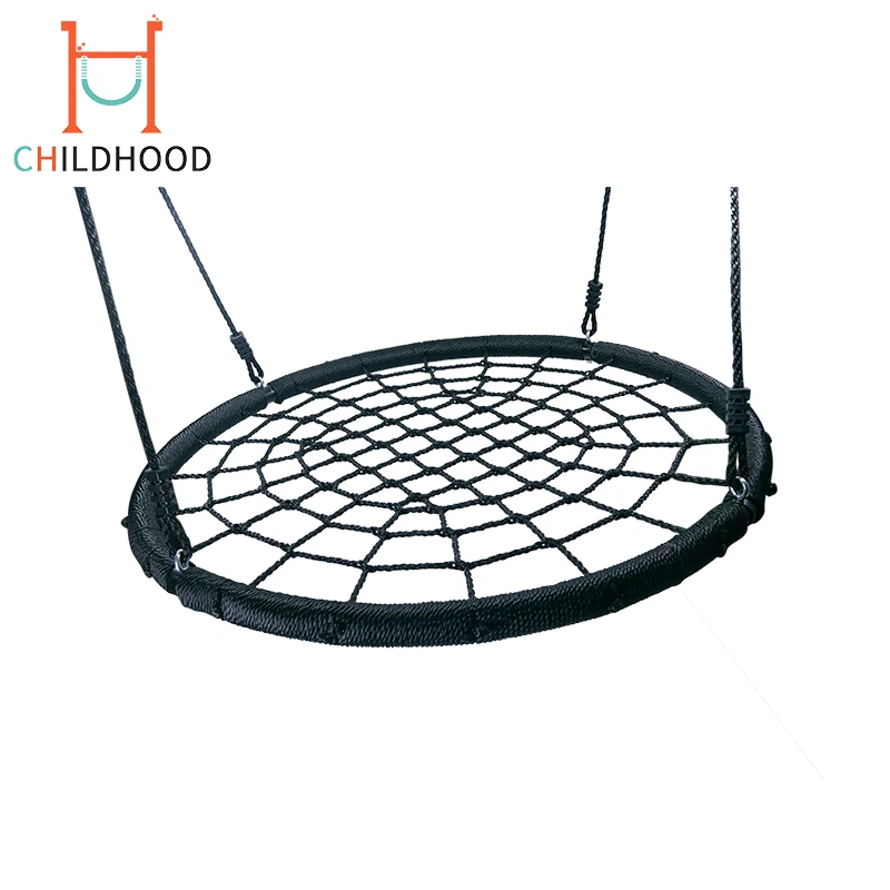 Outdoor Safety Round Spider Web Tree Net Swing