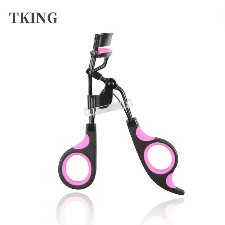 Custom Pink Eyebrow Clip Lash Eyelash Straight Extension Private Label Tweezers Curler Applicator Tools Mini Set