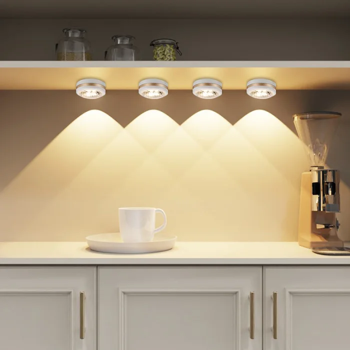 Ultra-Thin  Mini LED  Night Light Wireless Lighting Stairs puck Light Bedroom Wall Lamp For Cupboard Toilet Wardrobe Home