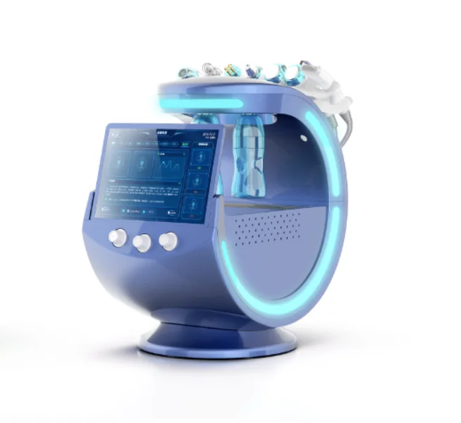 CASMB new technology 2024 face cleaner ultrasonic microdermabrasion facial scrub machine  pore cleaner blackhead remover vacuum