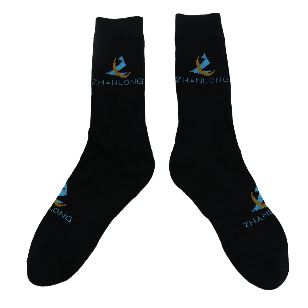 customized logo winter long socks promotional high quality 100%cotton long socks