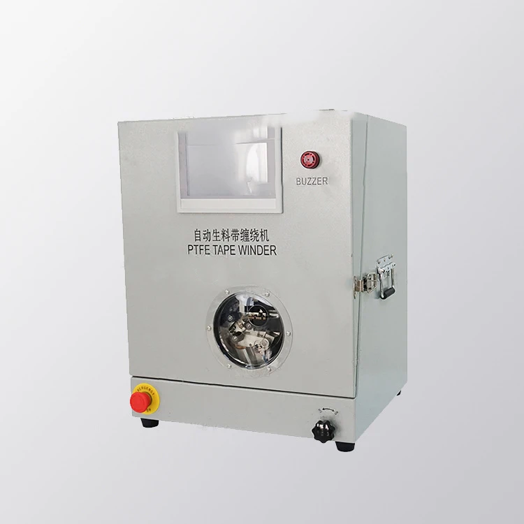 PTFE tape used to seal threaded pipe connectors machine thread seal tape wrapping machine