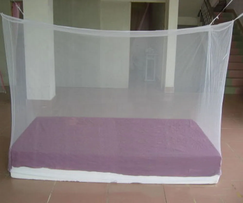 Outdoor Camping Mosquito Net Tactical Single Person Mosquito Nets Green White  Color 90*190*150cm