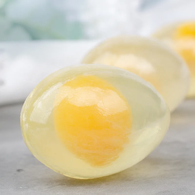 OEM Private Label Handmade Egg Soap Bar Kojic Acid Collagen Whitening Soap Bath Hotel Toilet Soap
