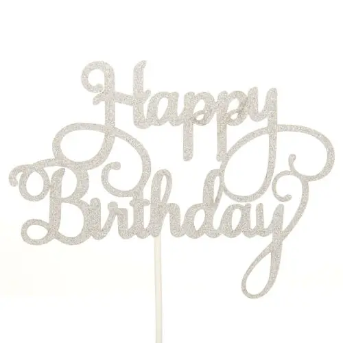 Cake Flag Cupcake Toppers Birthday Party Decorations Kids Cake Topper Happy Birthday Cupcake Toppers Birthday Party Supplies