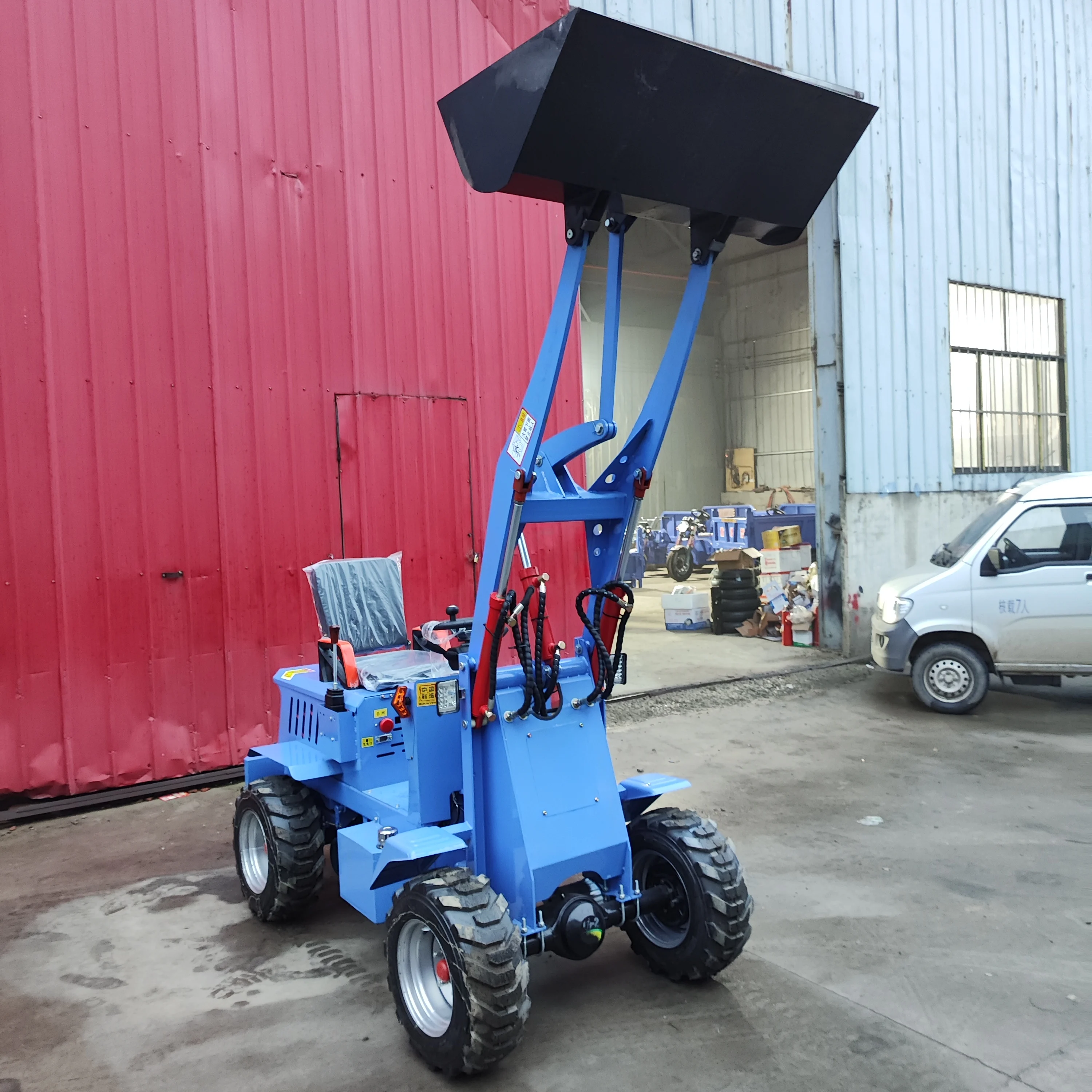 Small front-end articulated electric small wheel loaders Electric loaders are selling well in Europe and the United States