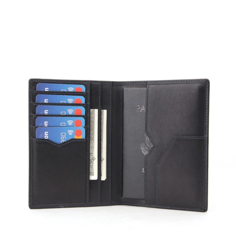 wallets leather for men 2021 Minimalist Purse RFID Blocking Genuine carteras billeteras monederos billeteras para hombre