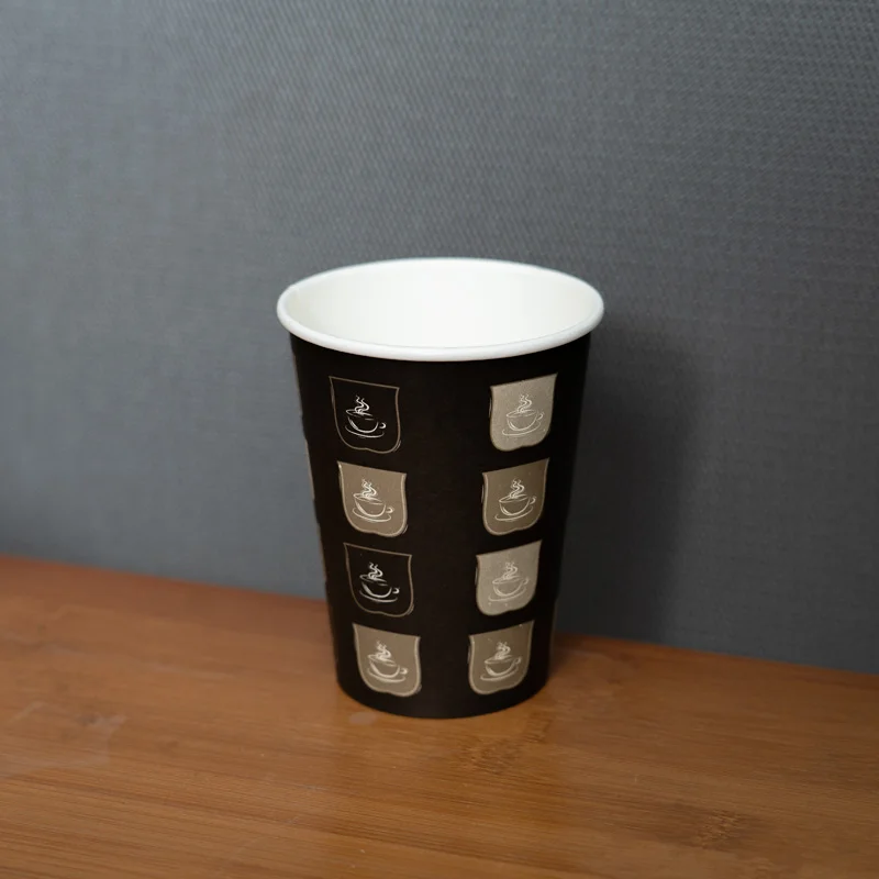 Wholesale 8oz 12oz 16oz 20oz 24oz Disposal Single Wall Coffee Paper Cup With PE And PLA Coated.