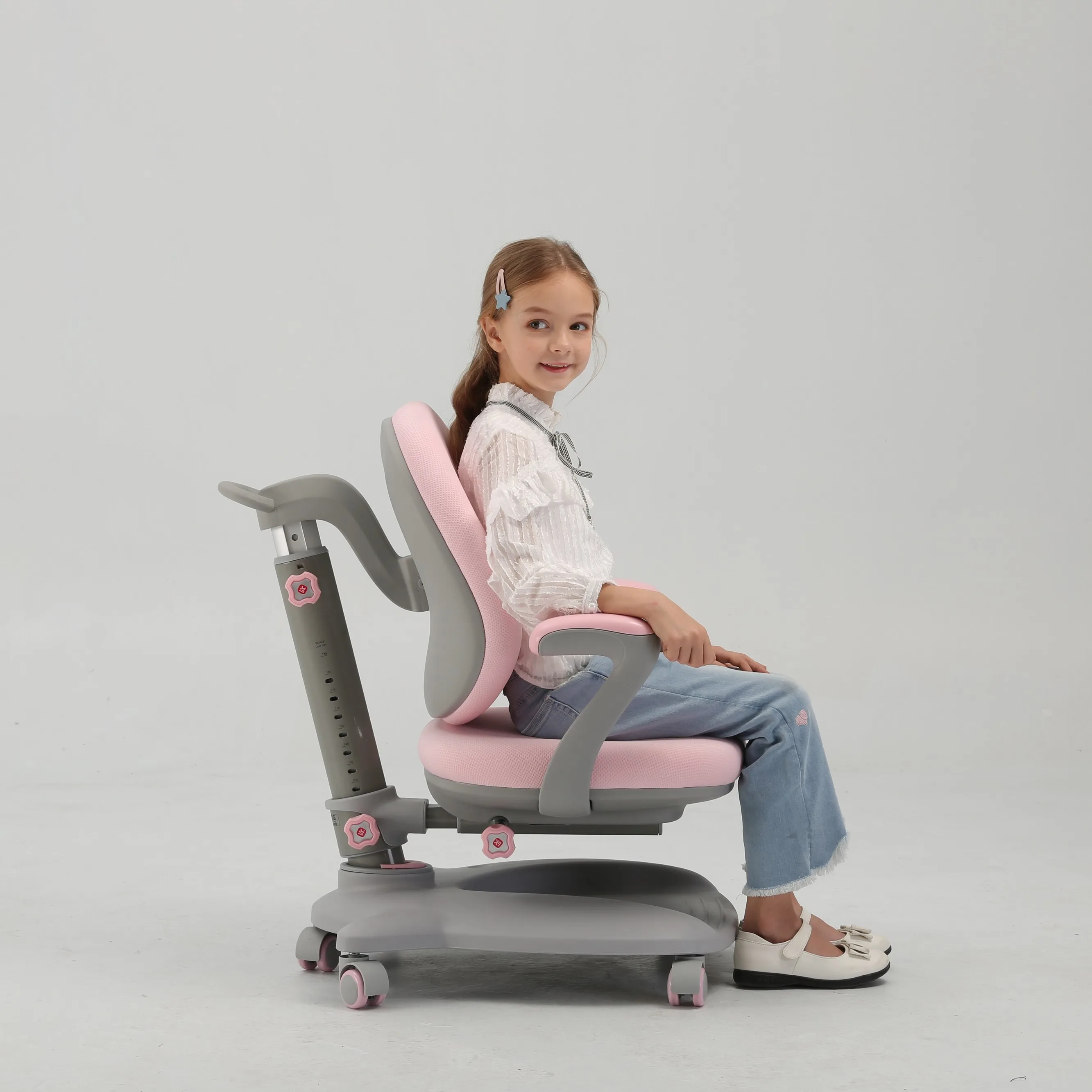 
K16 Sihoo kid high chair Sponge Fabric Seat Kids Swivel Study learning Chair 