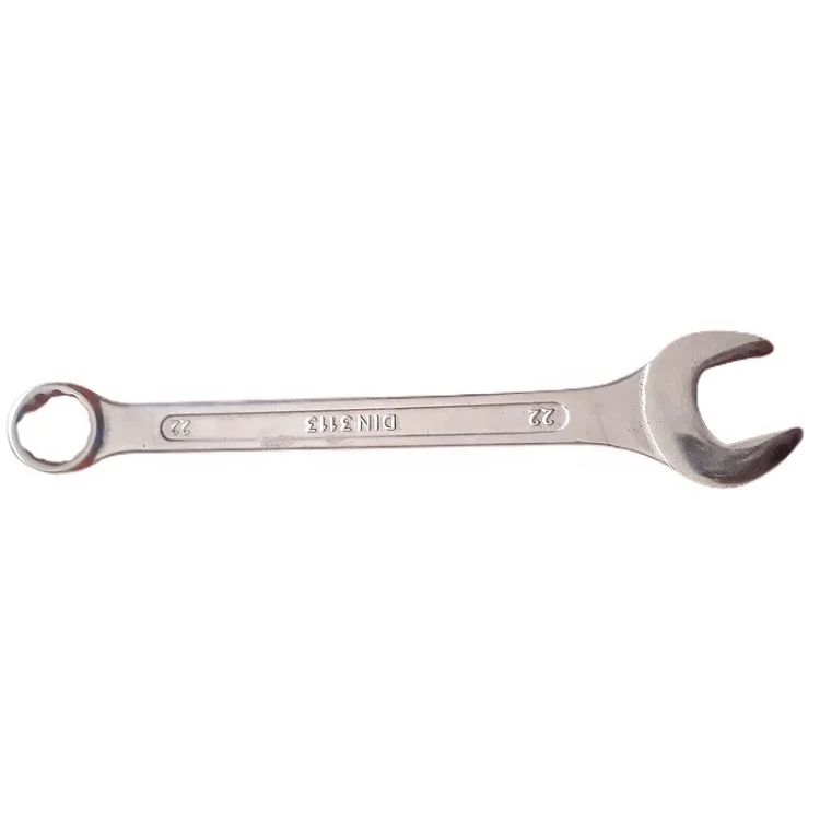 2 Ends Heavy Duty 22mm Chrome Vanadium Wrench with a Box End and a Open End High Quality Professional CR-V Combination Spanner